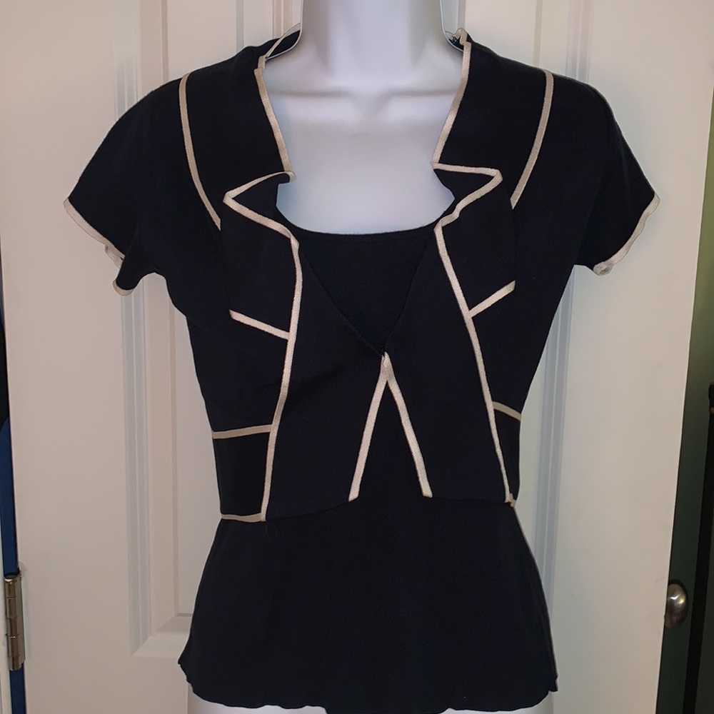 Oscar de la Renta shrug with shell